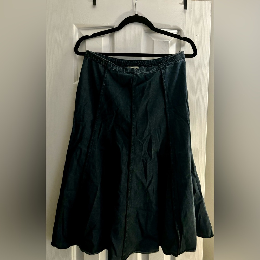 J. Jill denim midi skirt
